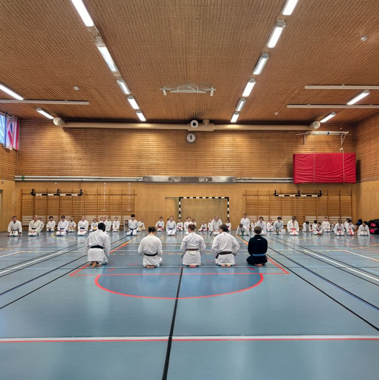 En bild på gruppen som deltog i vårlägret med klubben 2026