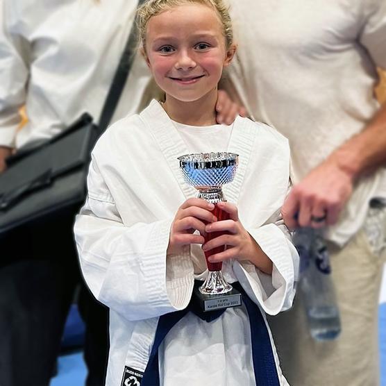 Lycklig medaljör